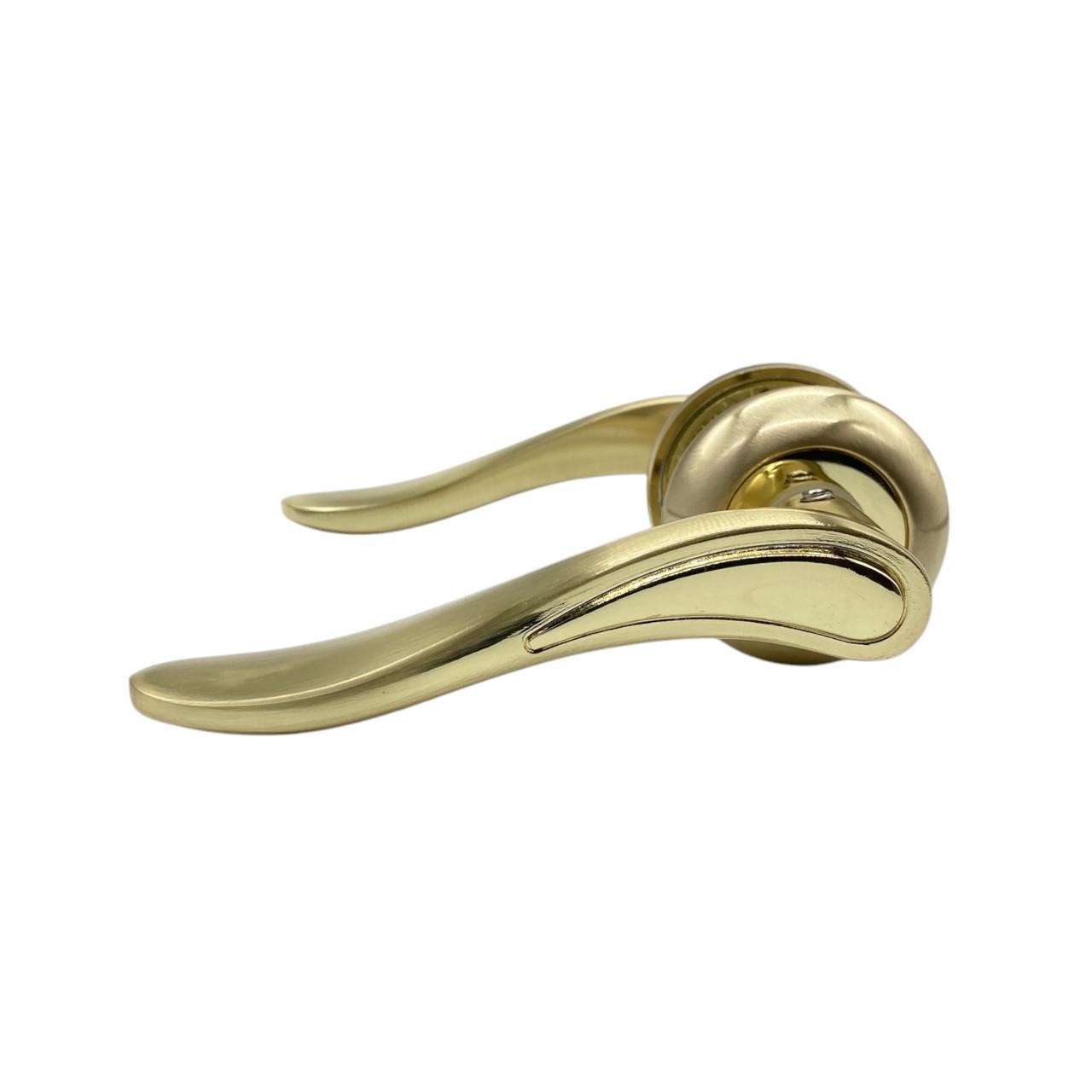 Ручка для дверей на розетке KOZAK H-0864 GM/G Золотой/Матовое золото (300036)