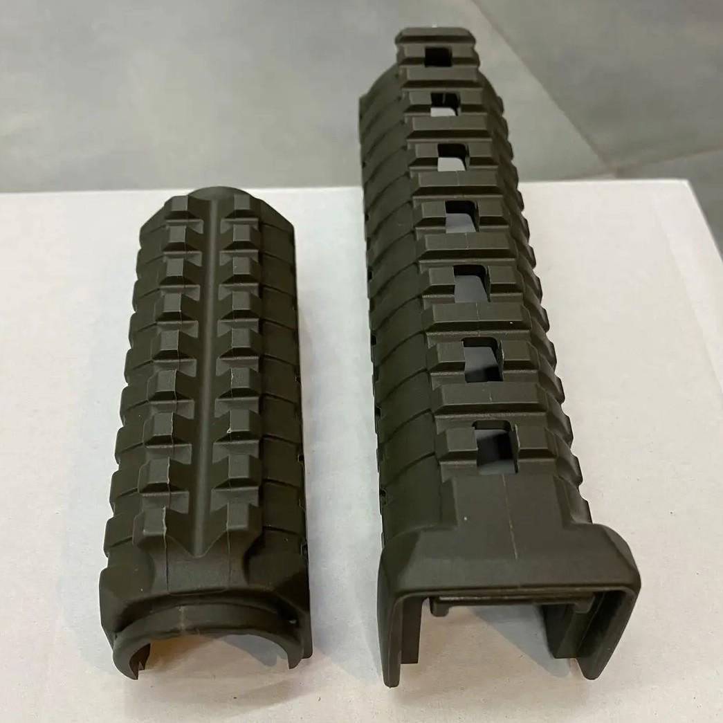 Цевье DLG-099 на АК-47 74 DLG Tactical полимерное 2 планки Picatinny 4 линии M-LOK Олива (241710) - фото 5