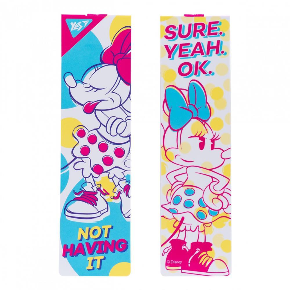 Закладка бумажная YES 707457 Minnie Mouse с фиксатором - фото 2 Закладка бумажная YES 707457 Minnie Mouse с фиксатором - фото 2