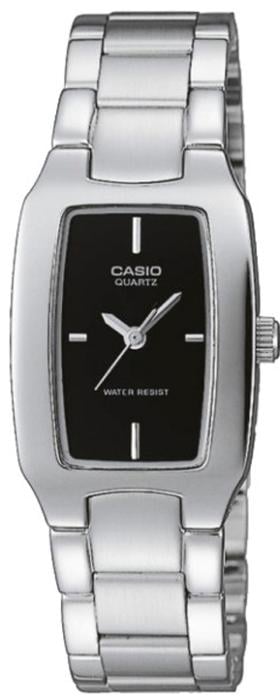Часы женские Casio LTP-1165A-1C минеральное стекло черный циферблат