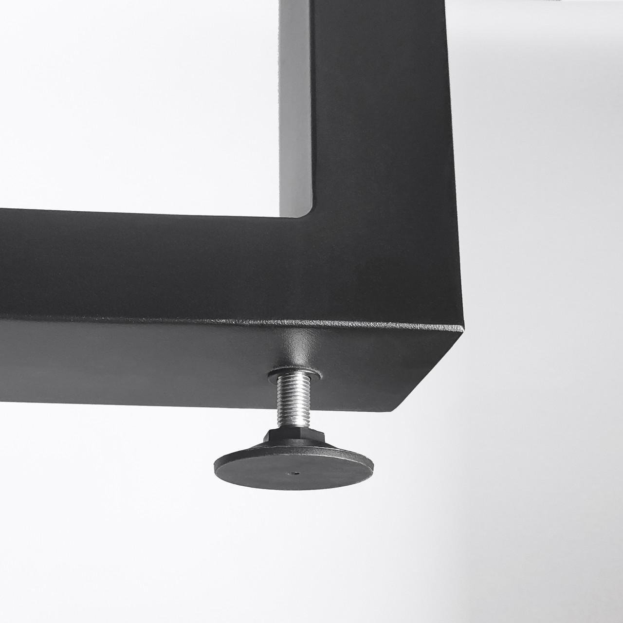 Комплект опор регулируемых для стола из металла 600х100 мм H 730 мм 2 шт. Черный (1029) - фото 4 Комплект опор регулируемых для стола из металла 600х100 мм H 730 мм 2 шт. Черный (1029) - фото 4