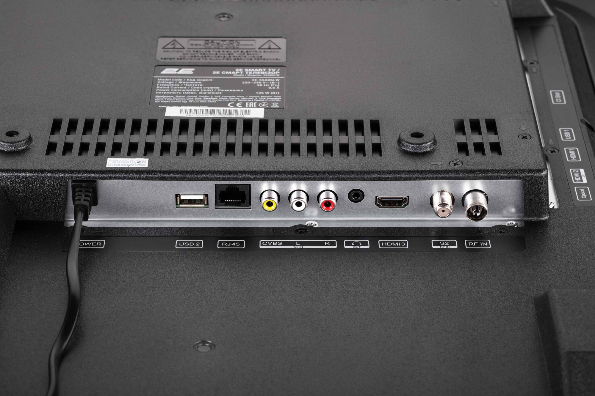 Телевізор 2E 55A06LW (2E-55A06LW) - фото 9 Телевізор 2E 55A06LW (2E-55A06LW) - фото 9