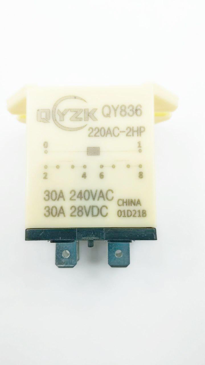 Реле QY835-220AC-2HP 220VAC 30A 2A coil (34957)