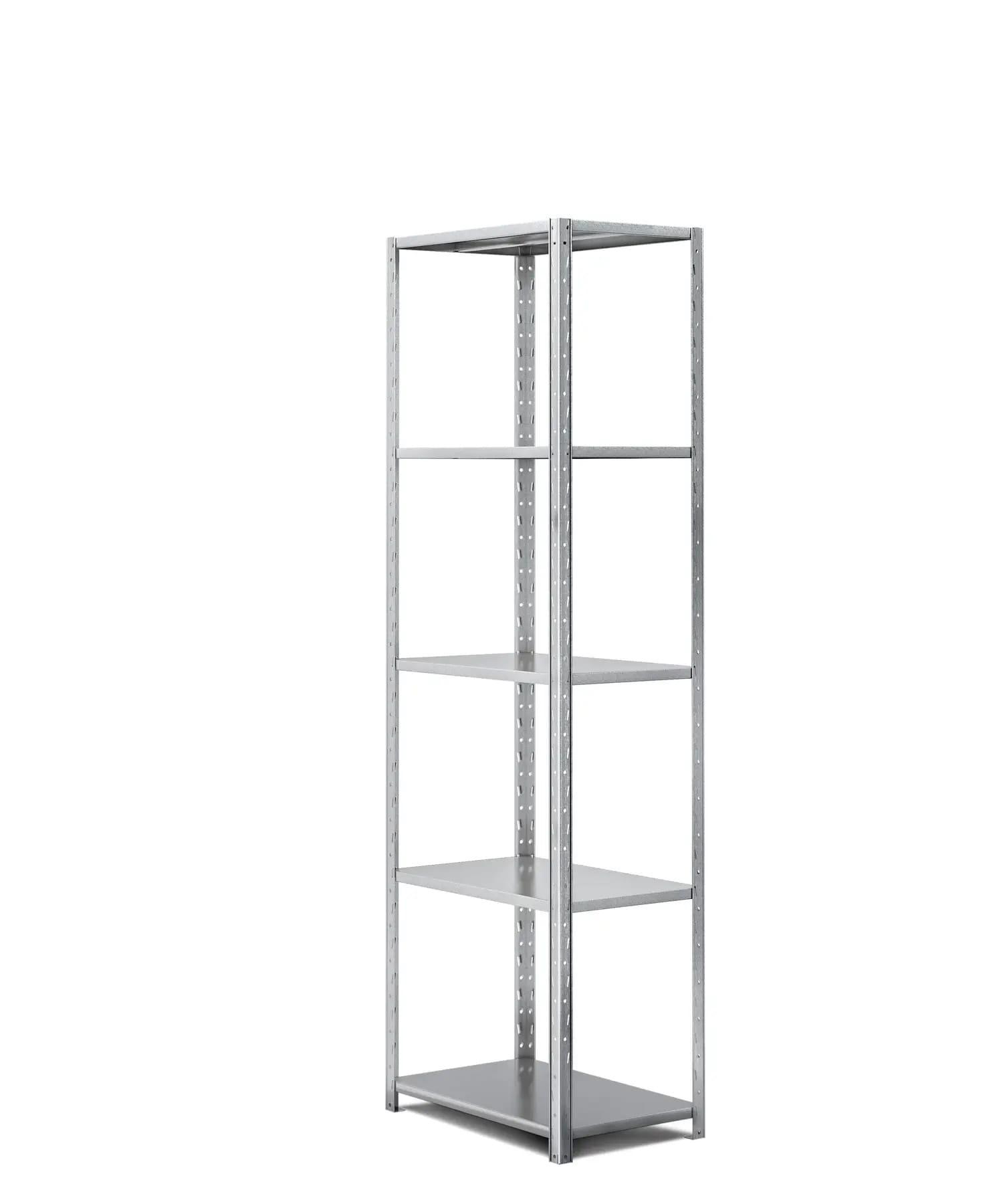 Стеллаж металлический ПРОФИ 250х90х50 см с оцинкованным покрытием на 5 полок из металла (366391) Стеллаж металлический ПРОФИ 250х90х50 см с оцинкованным покрытием на 5 полок из металла (366391)