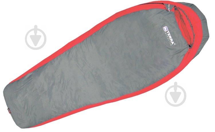 Спальник Terra Incognita Termic 1200 L лівий Червоний / сірий (TI-01954)