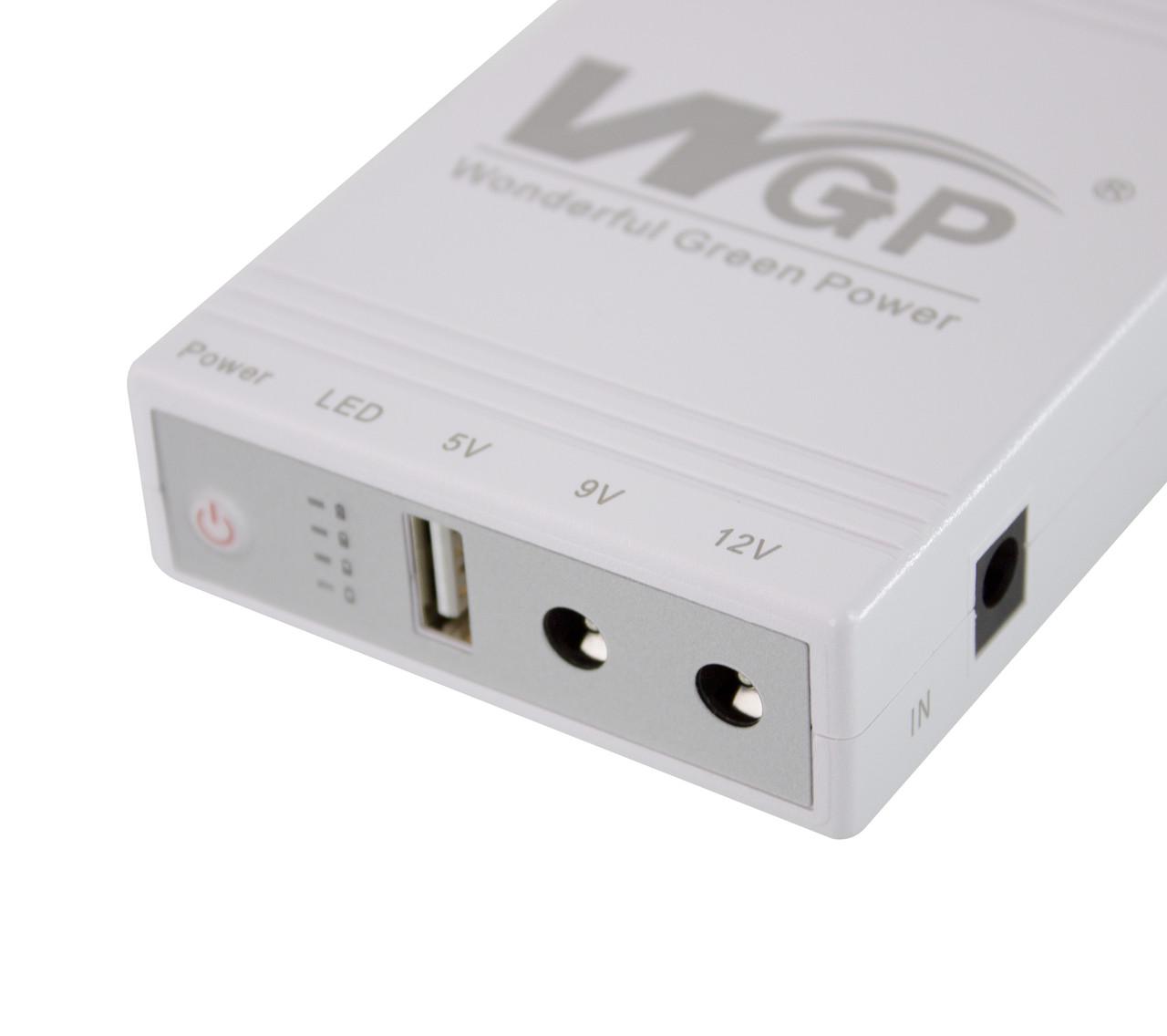 Джерело бесперебойного живлення WGP для роутера 5/9/12V 10400 mAh White (3_05362) - фото 4