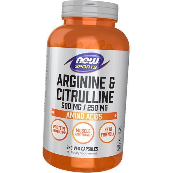 Аргінін та цитрулін Arginine & Citrulline 240 вег. капс. (27128003)