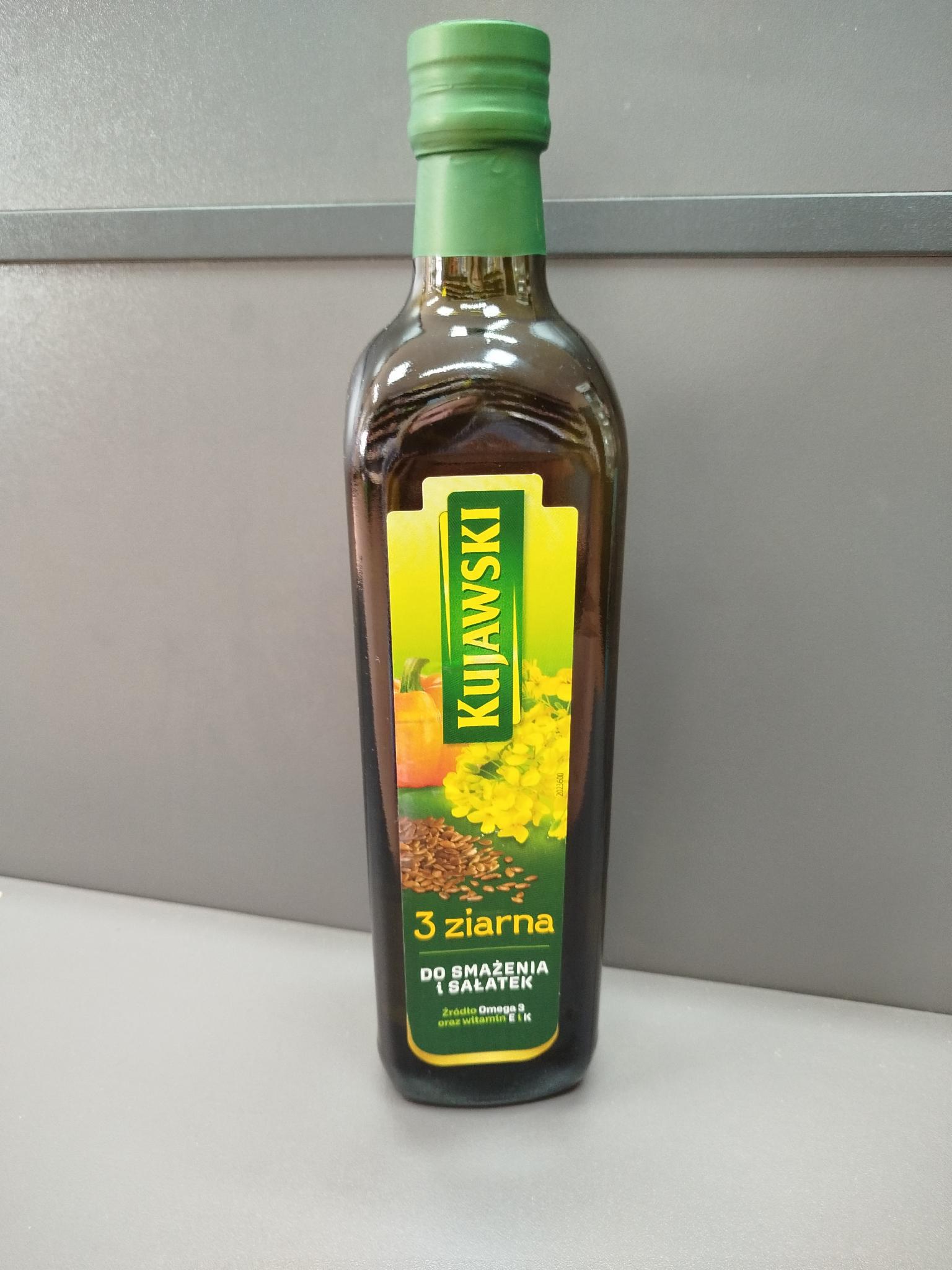 Олія ріпакова з гарбузовою та лляною олією 3 зерна KUJAWSKI 750 мл (32751538)