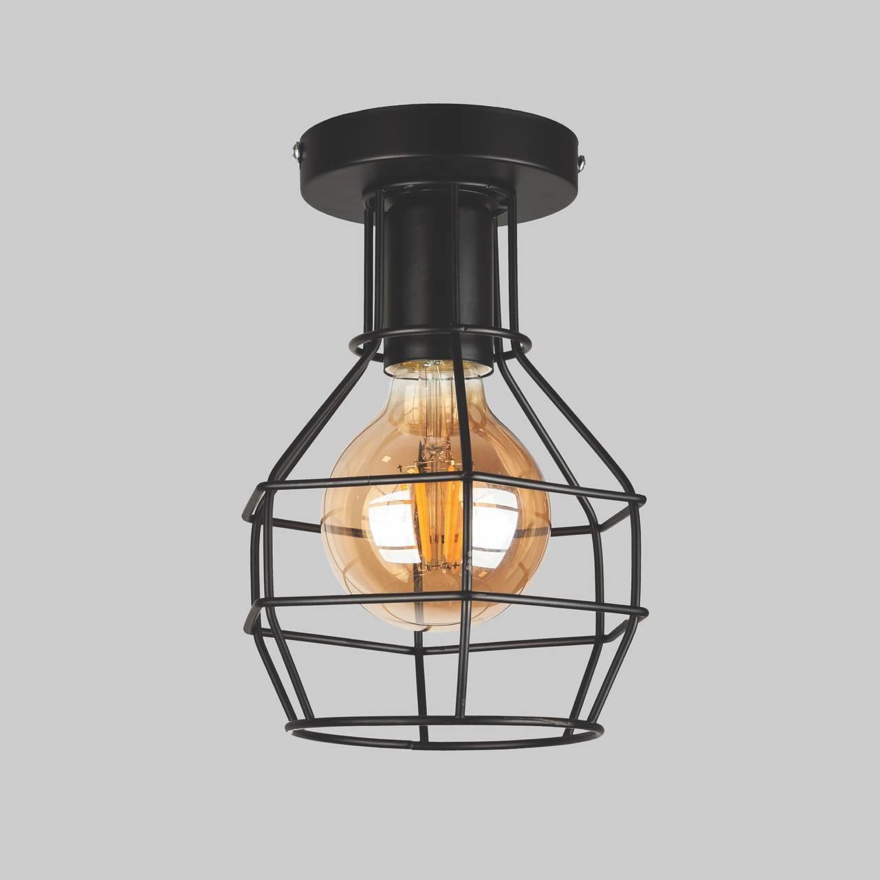 Светильник в стиле лофт Черный (56-XPR1618F-1 BK)