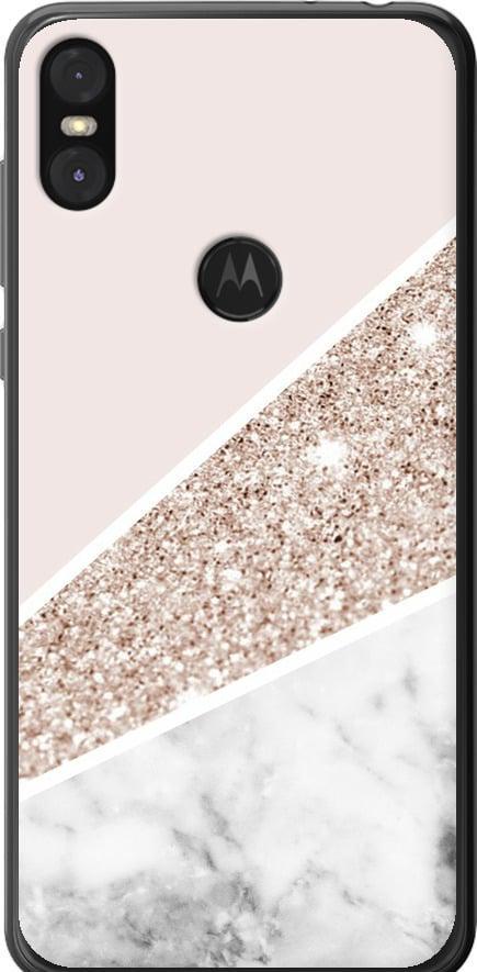 Чехол на Motorola One Пастельный мрамор (4342u-1589-42517)