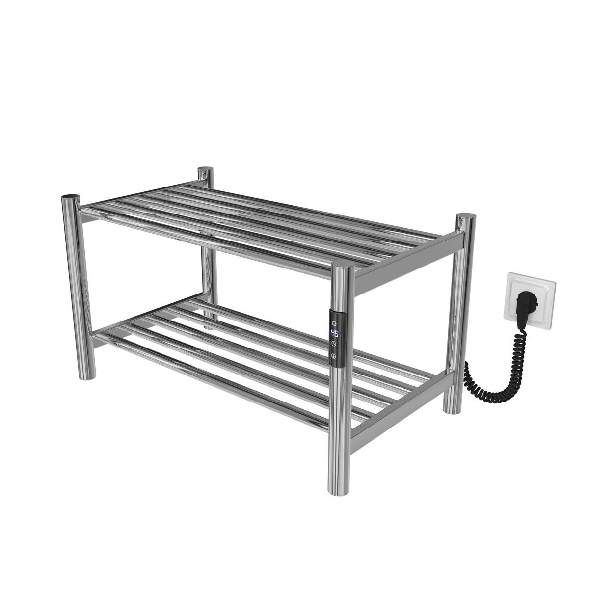 Сушилка электрическая Deffi Tiffany П2 JD03 правое подключение нержавеющая сталь 350х600 мм Хром (C.PT.35.60.2.ECR1)