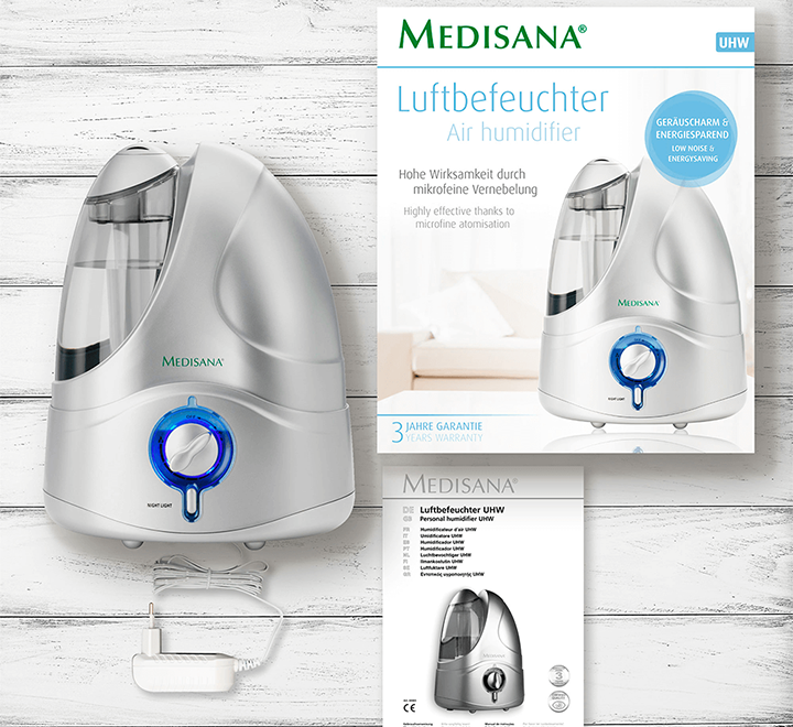 Увлажнитель воздуха Medisana UHW Air Humidifier - фото 5 Увлажнитель воздуха Medisana UHW Air Humidifier - фото 5