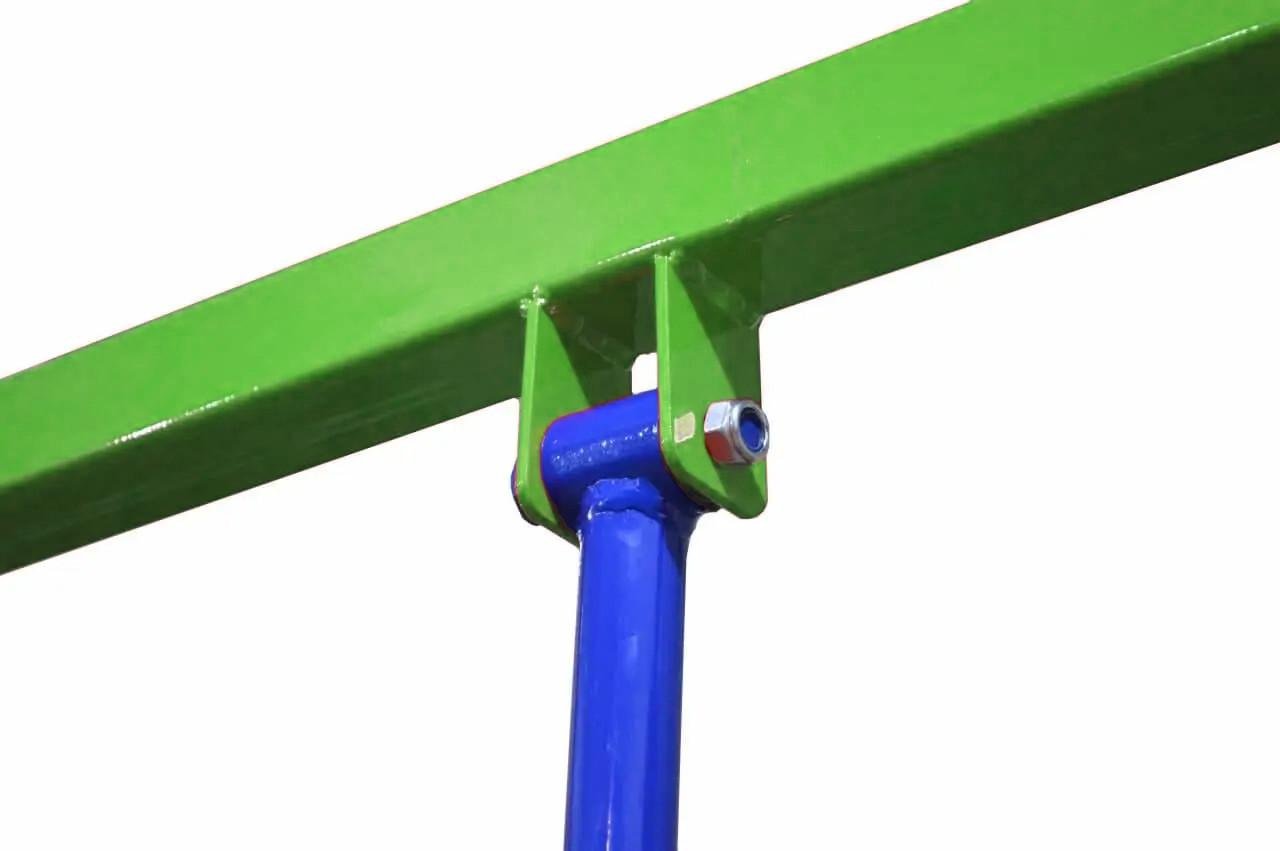 Качель детская SAB металлическая на опорах двухместная для улицы (0066) - фото 2