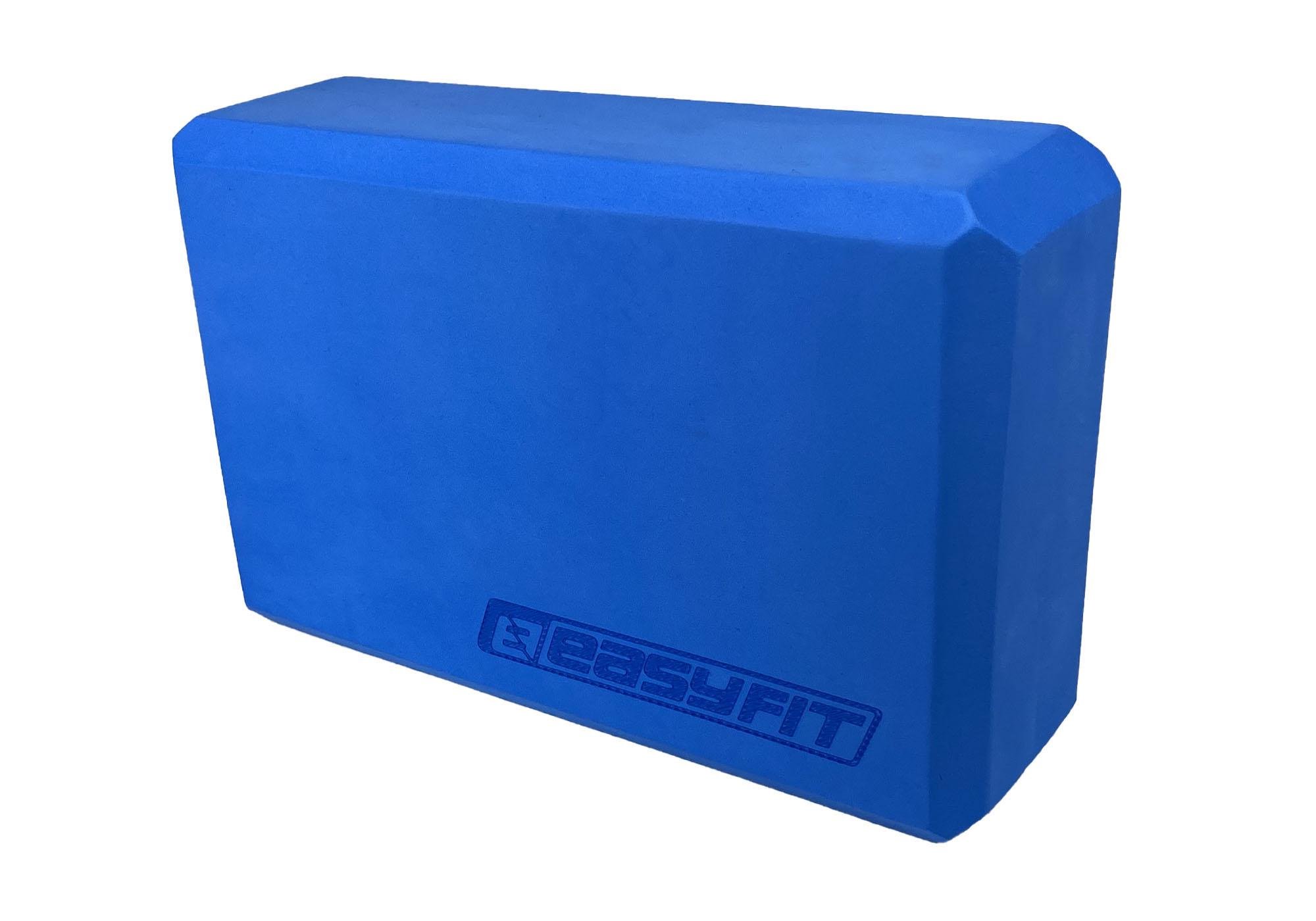 Блок для йоги EasyFit EVA 23х15,5х7,5 см Синій (EF-YB200Bl)