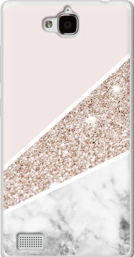 Чехол на Huawei Honor 3C Пастельный мрамор (4342u-307-42517)