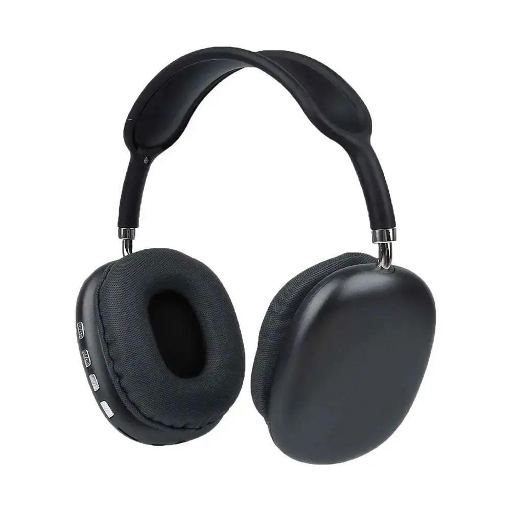 Наушники беспроводные P9 5.0 AUX MP3 с поддержкой карты памяти Black (18574)