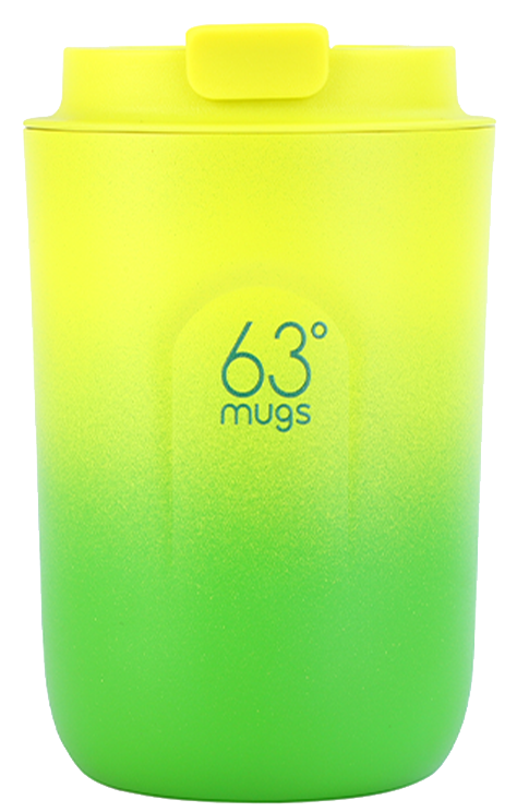 Термочашка для кофе 63mugs 380 мл Лимон/Лайм
