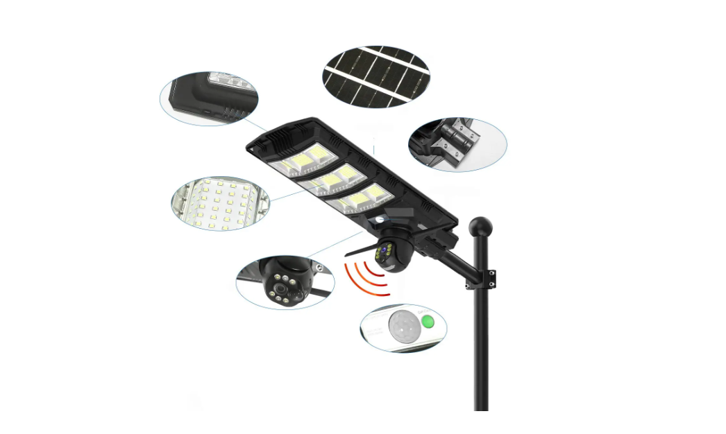 Прожектор солнечный уличный с 4G камерой 2в1 4 МП (45819-_3692) - фото 2 Прожектор солнечный уличный с 4G камерой 2в1 4 МП (45819-_3692) - фото 2