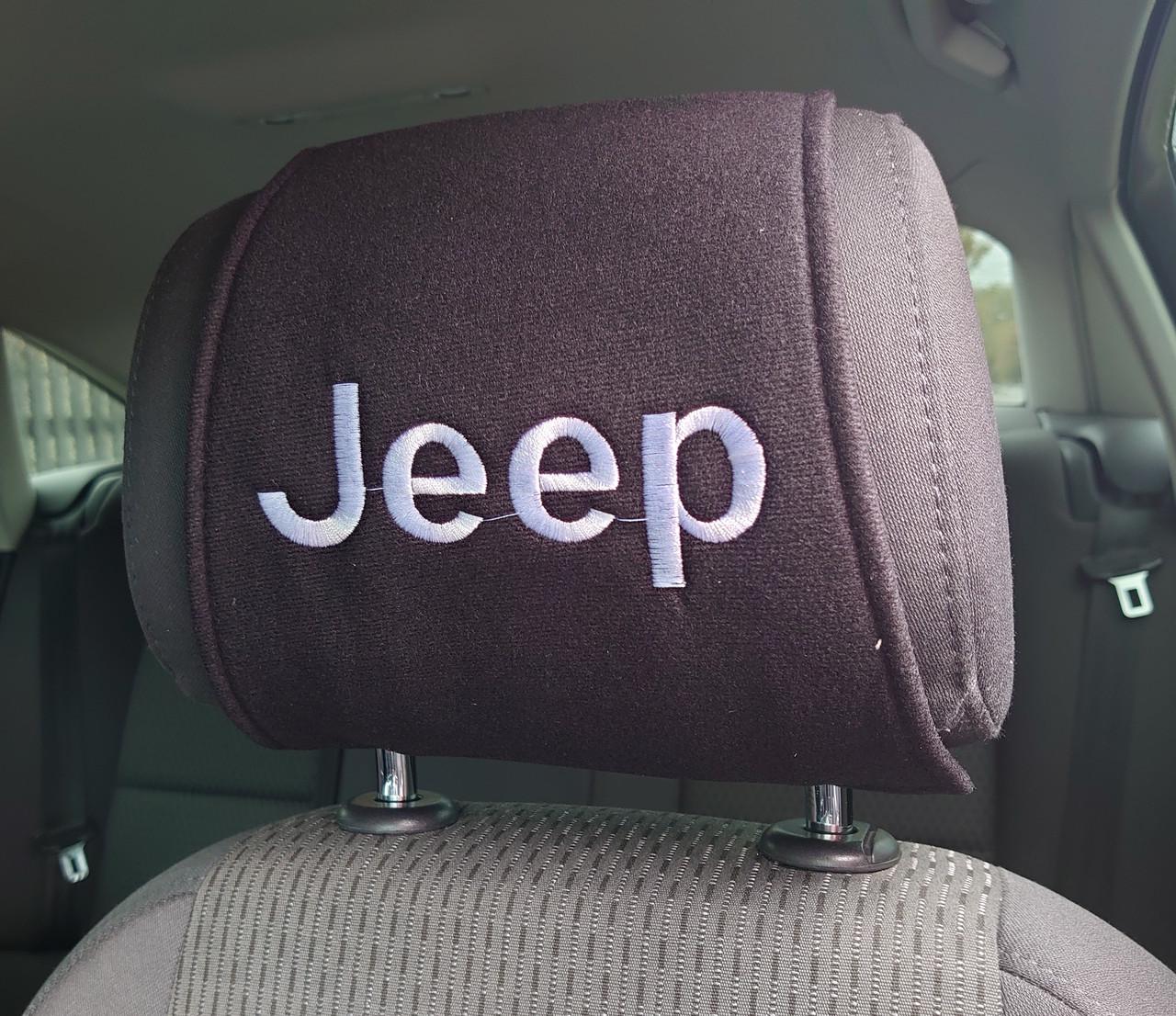 Чехол на подголовник с логотипом Jeep 2 шт. (2190167323)