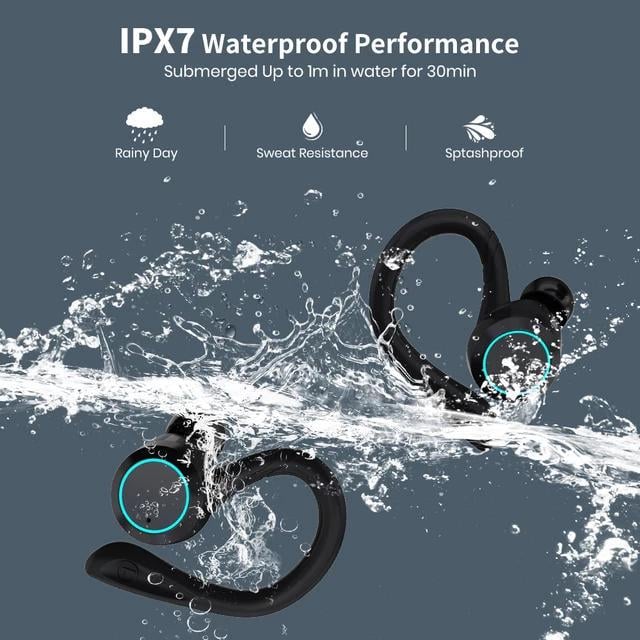 Навушники бездротові TWS Q23 з індикатором заряду Чорний - фото 6 Навушники бездротові TWS Q23 з індикатором заряду Чорний - фото 6