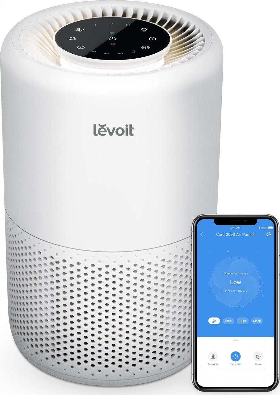 Очищувач повітря Levoit Smart Air Purifier Core 200S White (HEAPAPLVSEU0064) - фото 7 Очищувач повітря Levoit Smart Air Purifier Core 200S White (HEAPAPLVSEU0064) - фото 7