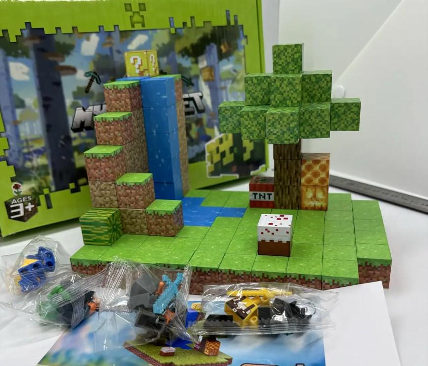 Конструктор Magnetic Cube Водопад в джунглях с магнитными элементами 128 шт. (2104618677) - фото 4 Конструктор Magnetic Cube Водопад в джунглях с магнитными элементами 128 шт. (2104618677) - фото 4