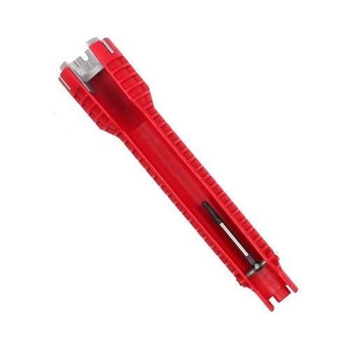 Ключ сантехнический универсальный для труднодоступных мест 8в1 Red (439184)