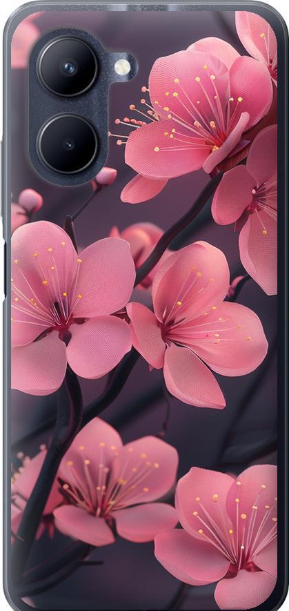 Чехол на Realme C33 Пурпурная сакура (6075u-2870-42517)