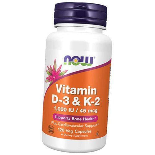 Витамин Д3 К2 Vitamin D-3 & K-2 120 вег. капс. (36128048)
