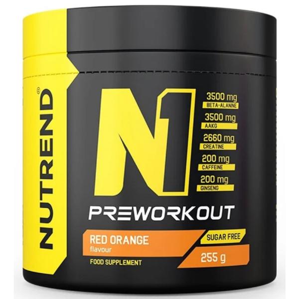 Комплекс для тренировки Nutrend N1 Preworkout 255 g 30 servings Red Orange (000025949)