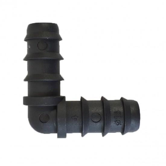 Уголок для капельной трубы SL-019 1/2" Черный (DR014528)