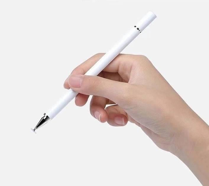 Стилус для малювання двосторонній 2в1 Білий - фото 6 Стилус для малювання двосторонній 2в1 Білий - фото 6