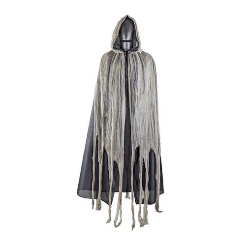 Карнавальный плащ Seta Decor 25-631BLK-GY Призрак-зомби (28515569)