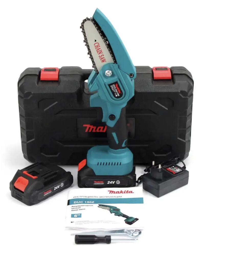 Пила акумуляторна Makita DUC150Z 24 В 5 А г 10 см АКБ (Э01-031-Skla)