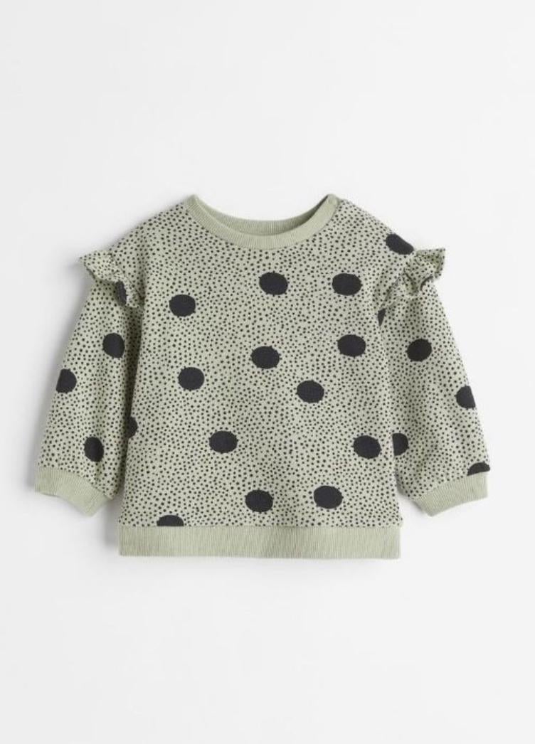 Свитшот детский H&M 68 см Зеленый (5410021)