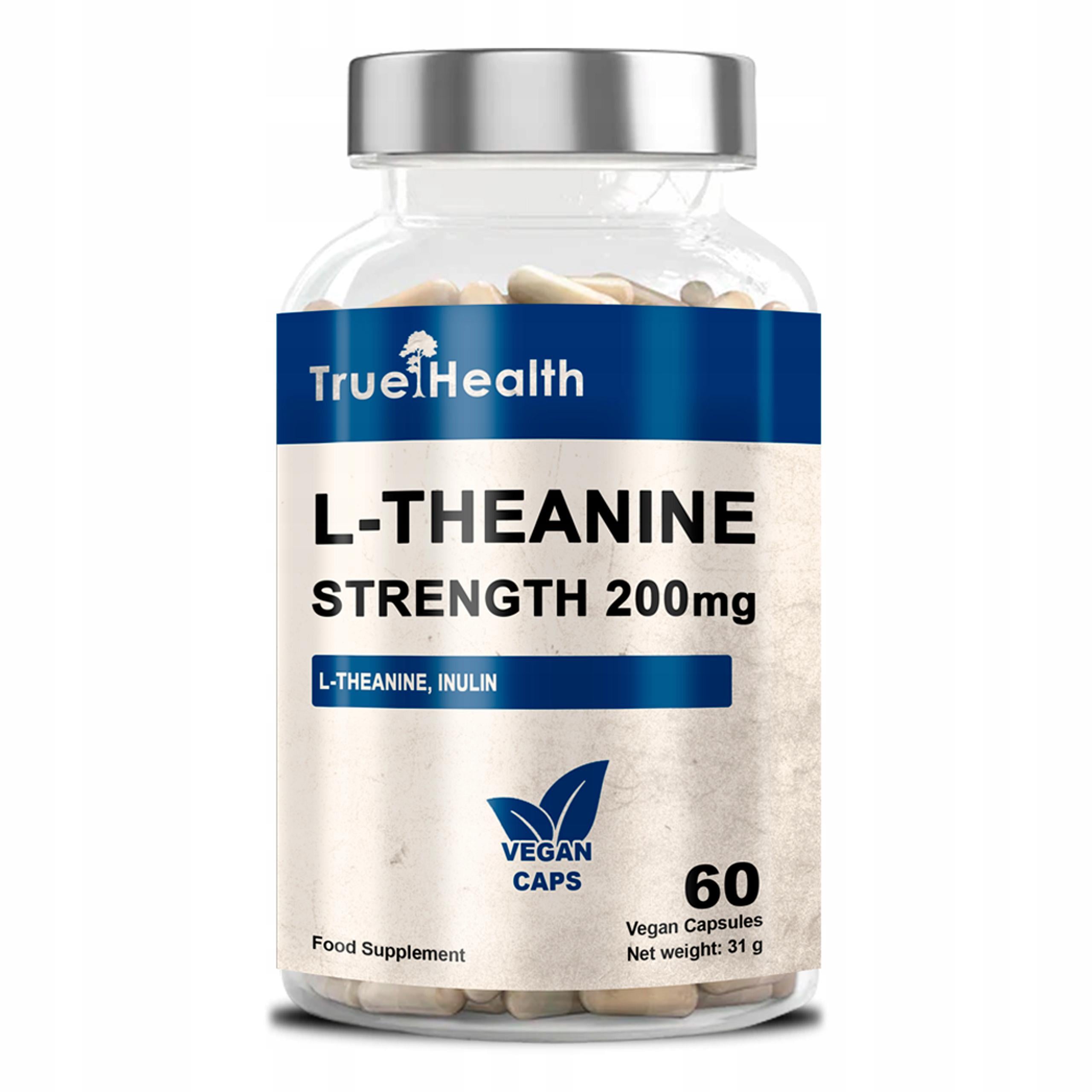 Теанин True Health L-Theanine 200 мг 60 кап.