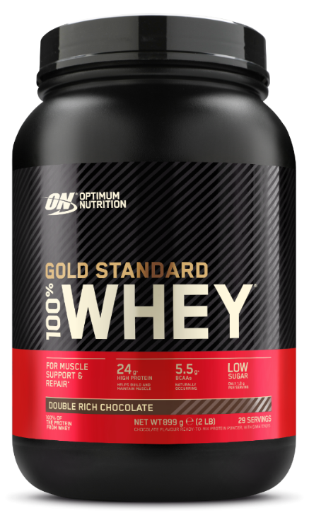 Протеин Optimum Nutrition Gold Standard 100% Whey Double Rich Chocolate 899 г