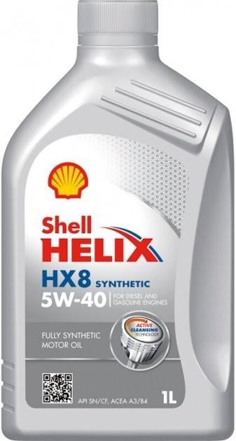 Моторное масло Shell Helix HX8 5W40 1 л (38604742)