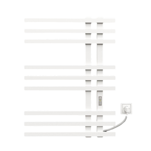 Полотенцесушитель электрический KOSSER ER Браш 800х600 мм Белый (KSR-ДБ01ERW)