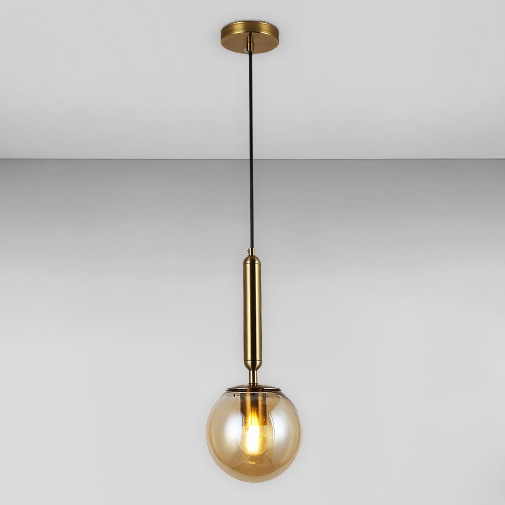 Люстра подвесная лофт Light House LS-17183-1 BRZ/BR Бронзовый/Янтарный