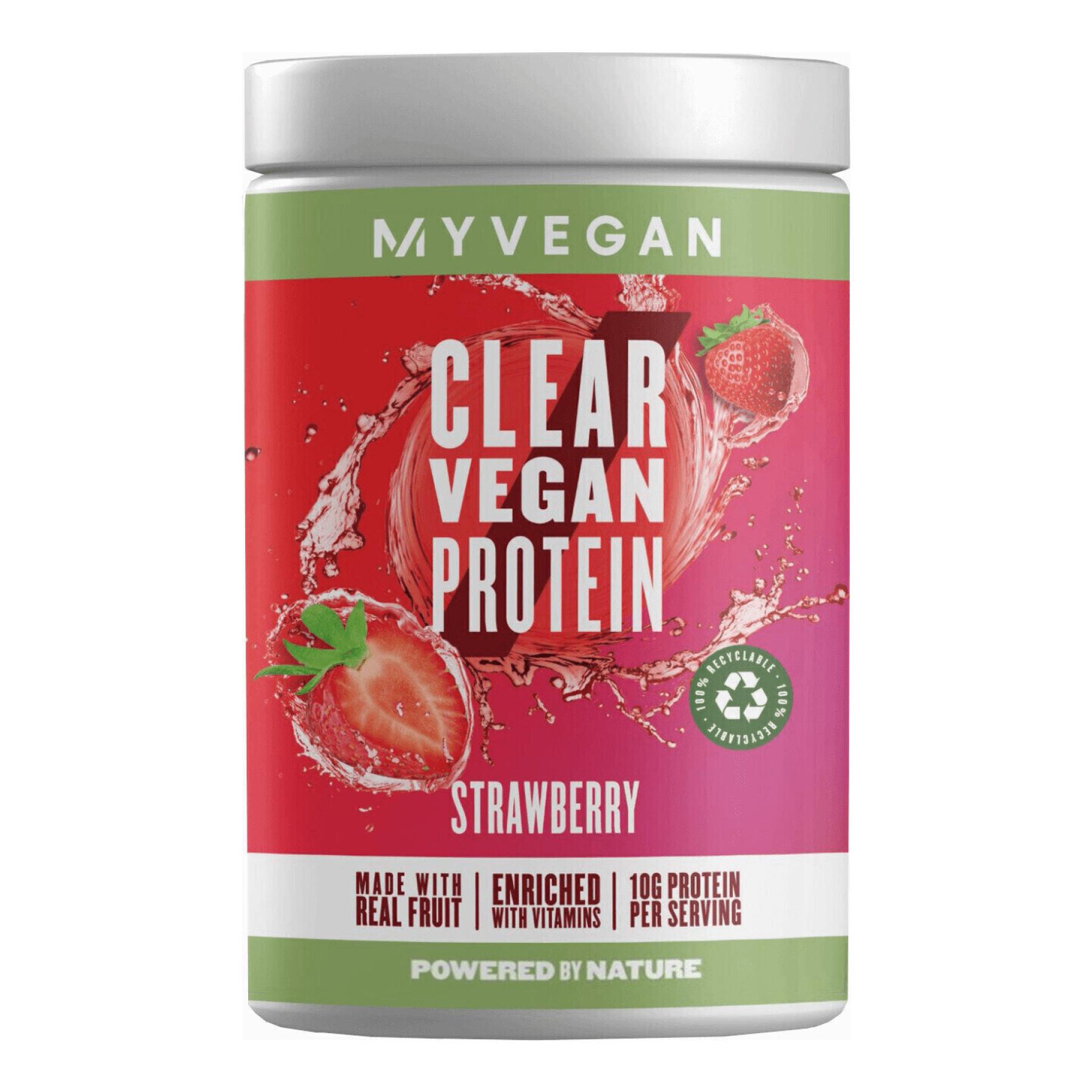 Протеїн рослинний Clear Vegan Protein 320 г Strawberry (2022-09-0133)