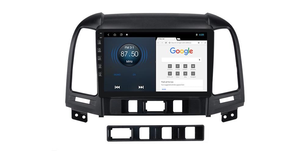 Автомагнітола штатна Phantom DVA-2K9 Pro Hyundai Santa Fe 2006-2012 9" (PH-837464)