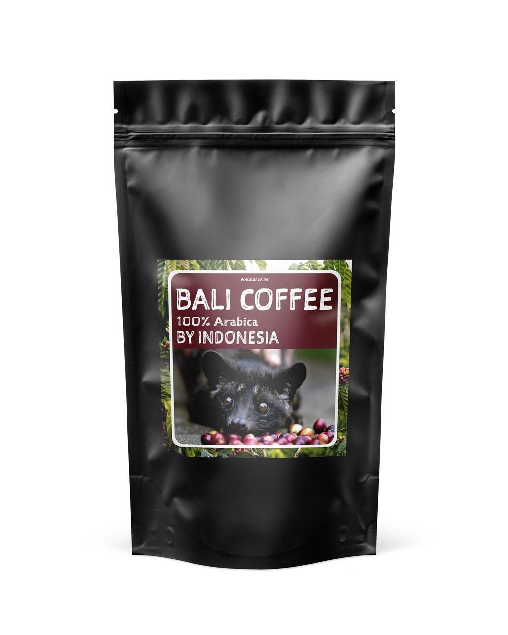 Кофе в зернах Black Cat Coffee Balli Индонезия арабика 500 г