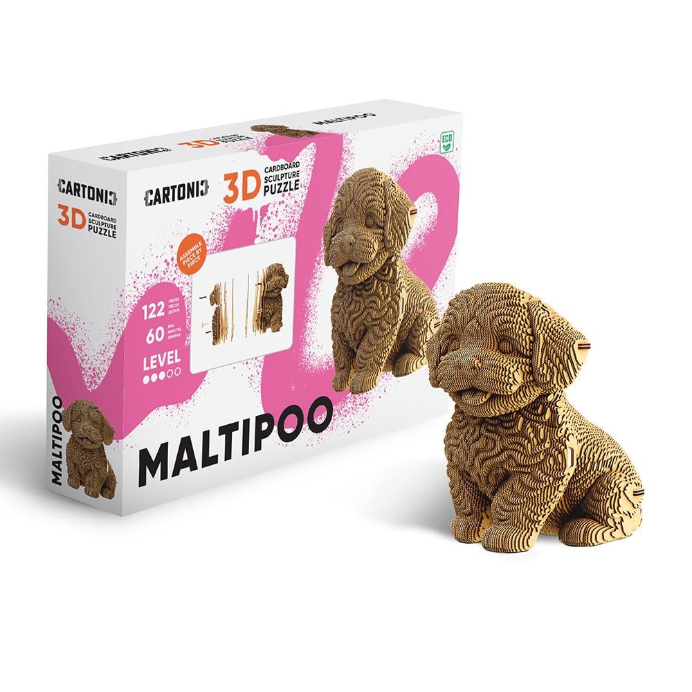 Пазл-конструктор 3D картонный Cartonic 3D Puzzle MALTIPOO Мальтипа (33394479)