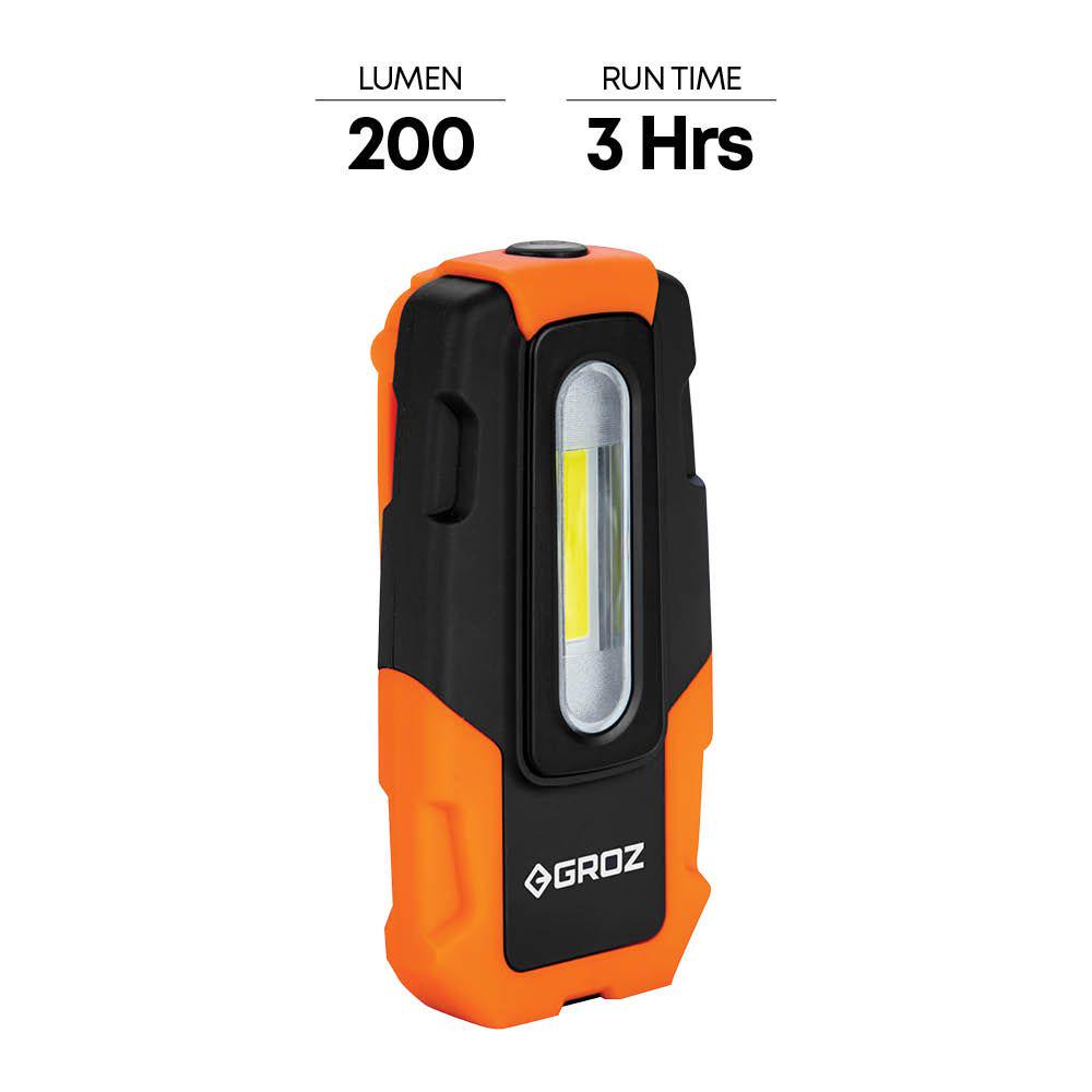 Ліхтар Groz 55049 з магнітом LED/150 1800 mAh 200 Лм (55049) - фото 5