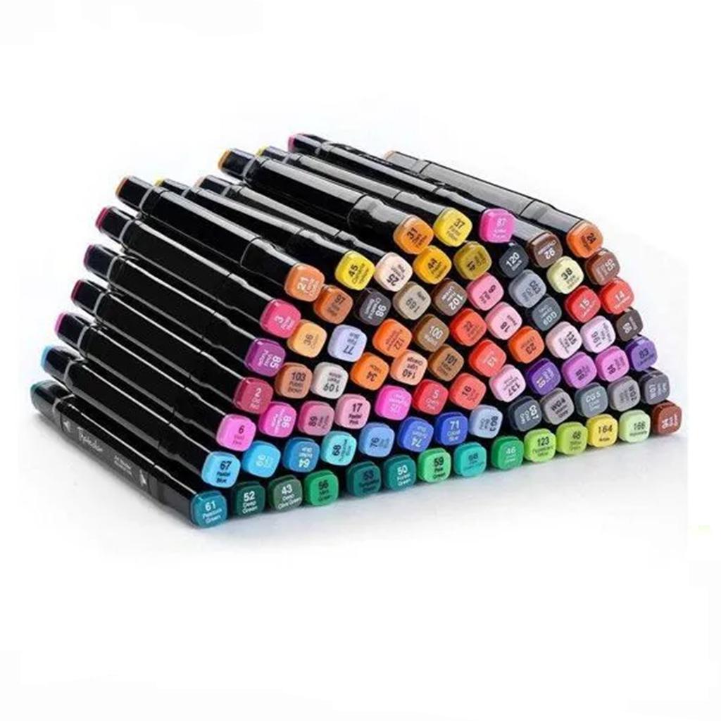 Набір двосторонніх скетч маркерів для малювання Touch Sketch 80 шт. (7752) - фото 9 Набір двосторонніх скетч маркерів для малювання Touch Sketch 80 шт. (7752) - фото 9