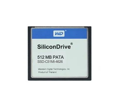 Карта памяти Compact Flash WD SiliconDrive 512Mb (18343437) - фото 1