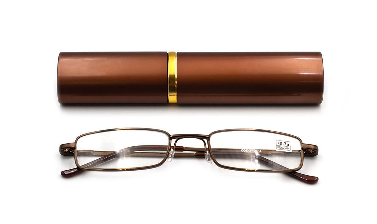 Окуляри Koko 2134 Comfort у футлярі +3,25 Коричневий