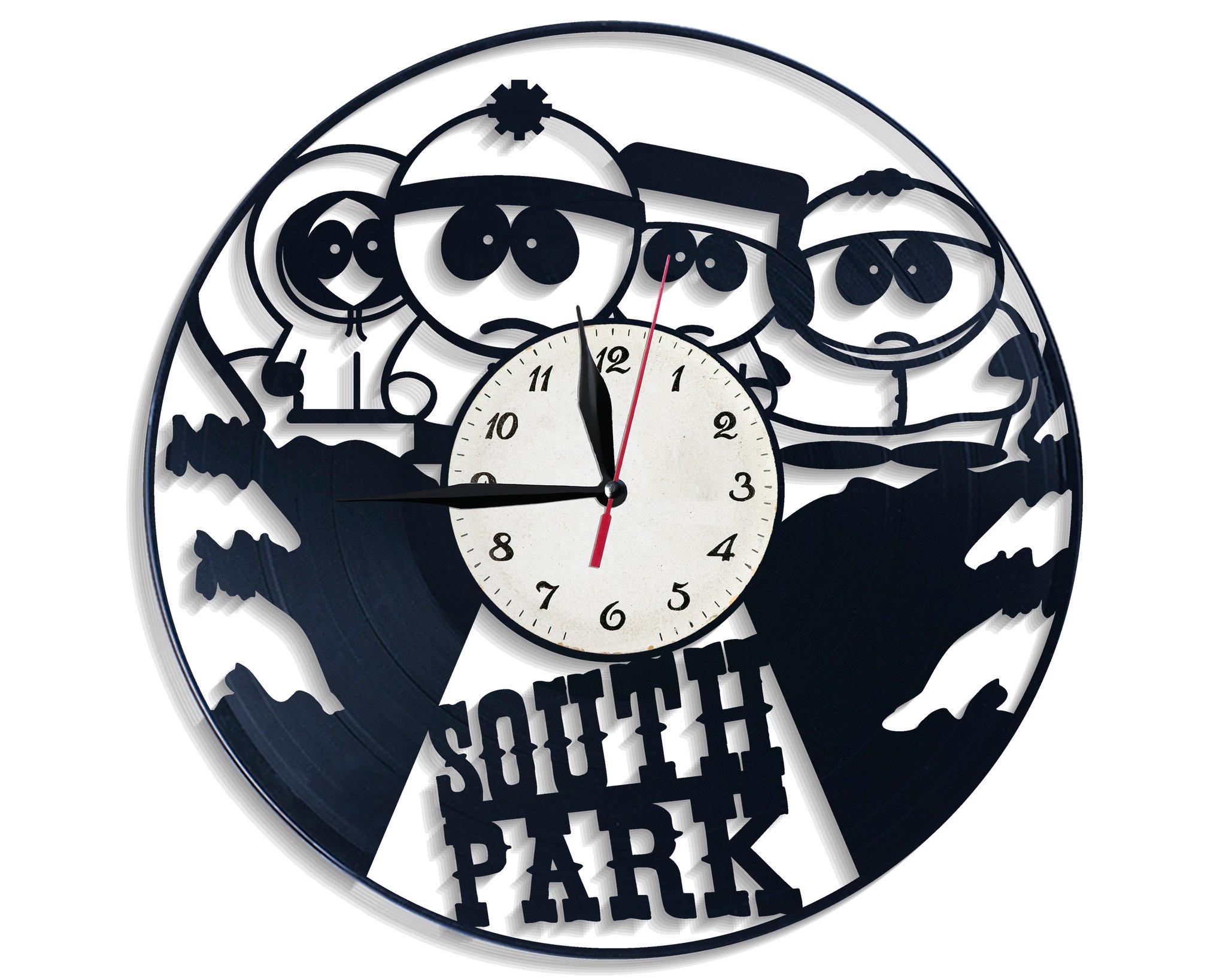 Часы настенные South Park 2837 из виниловой пластинки