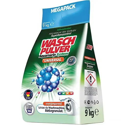 Пральний порошок Wasch Pulver Universal без фосфатів автомат 9 кг (47319)